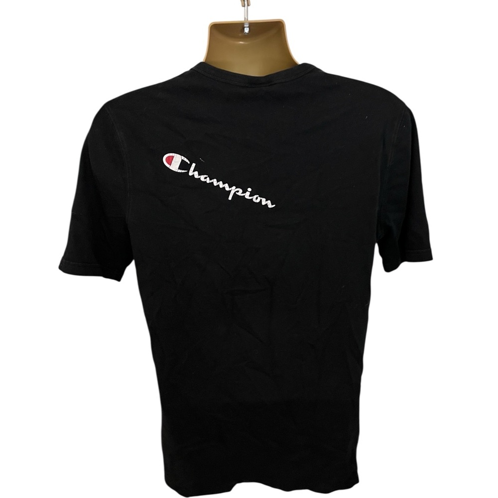 Champion Heritage Behind The Label Short Sleeve Tee Black M - Picture 10 of 10
